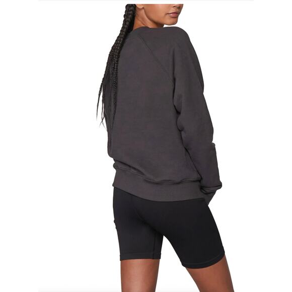 Spiritual Gangster Warrior Bridget Sweatshirt Sz S New $98 Black Cotton Fleece - Picture 10 of 11